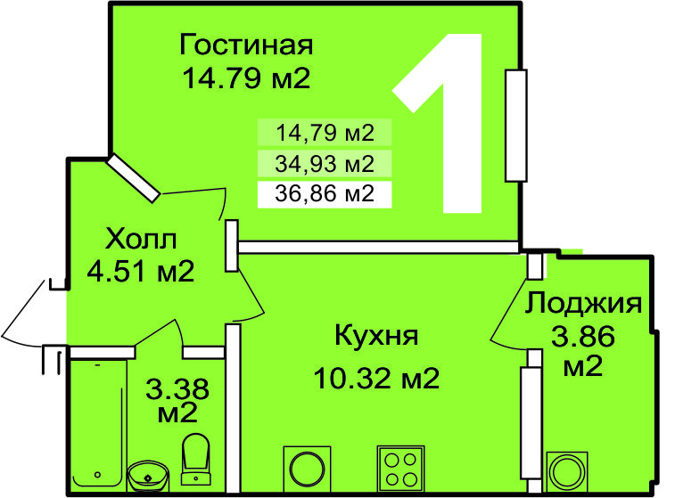 Планировки жилого комплекса