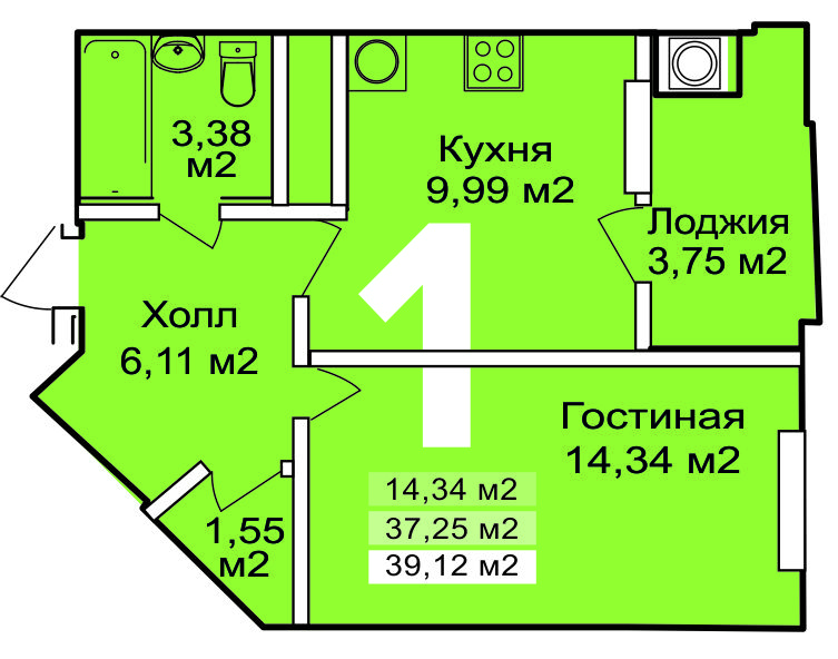 Планировки жилого комплекса