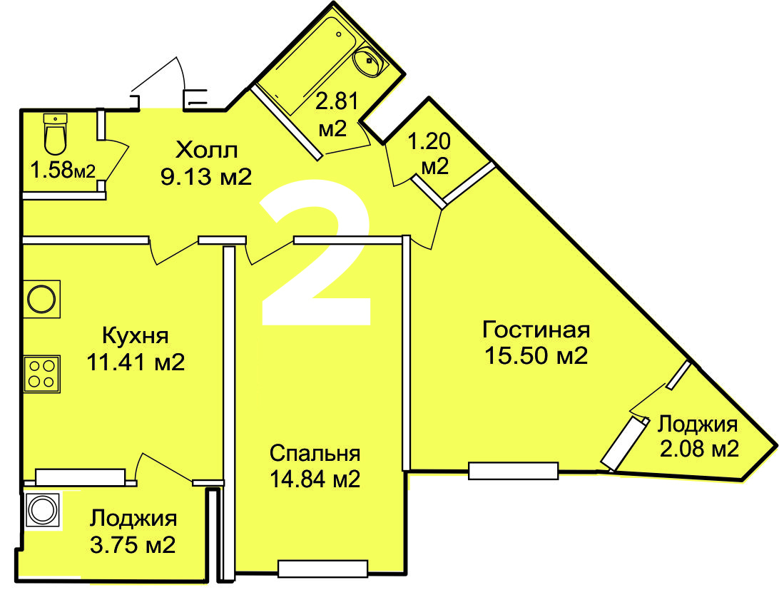 Планировки жилого комплекса