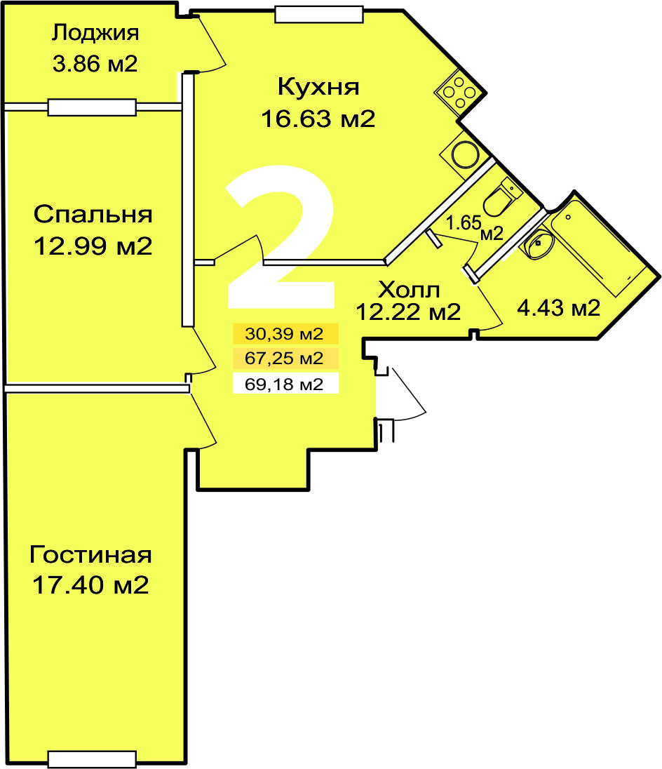 Планировки жилого комплекса